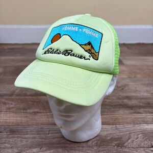 Eddie Bauer x Homme + Femme Green Trucker Hat